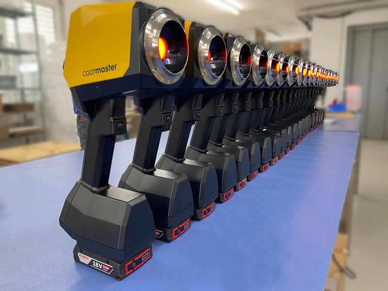 涂魔師手持式非接觸無損側厚儀FLEX新功能概述